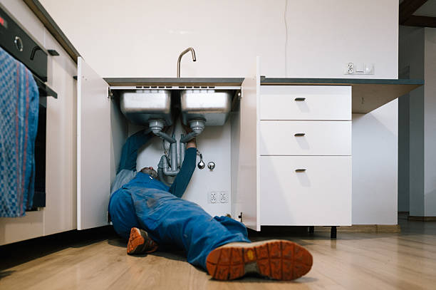 Professional Drain Cleaning technician working in Utica, OH